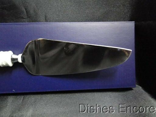 Mikasa Countryside, Stainless Steel, Porcelain Handle: NEW Dessert / Cake Server