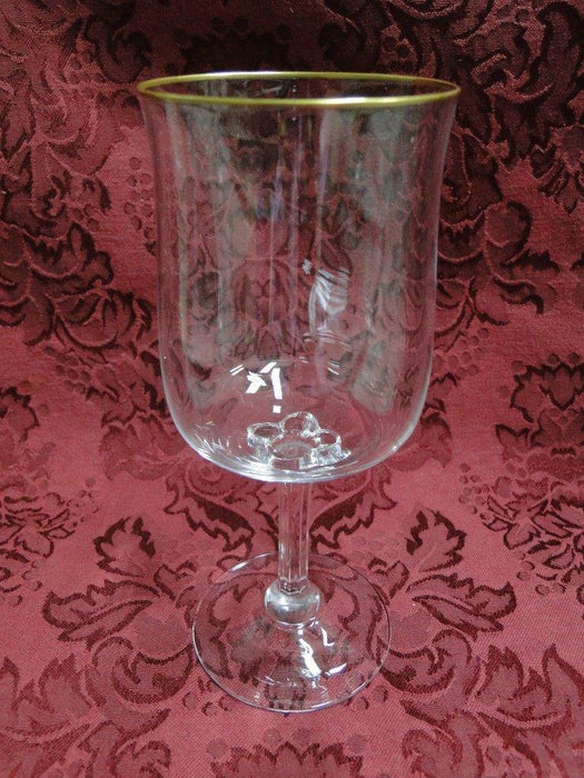 Lenox Intrigue Crystal, Gold Trim: Wine (s), 6 3/8" Tall