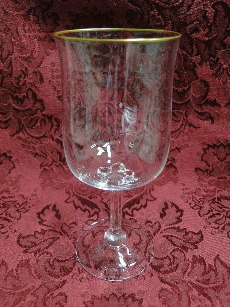 Lenox Intrigue Crystal, Gold Trim: Wine (s), 6 3/8" Tall