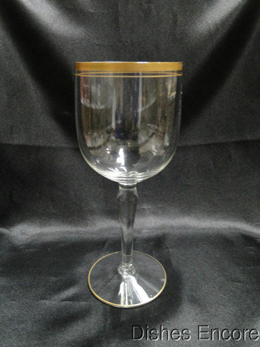 Double Gold Trim Gold Trim: Water or Wine Goblet, 7 7/8" Tall -- CR#093