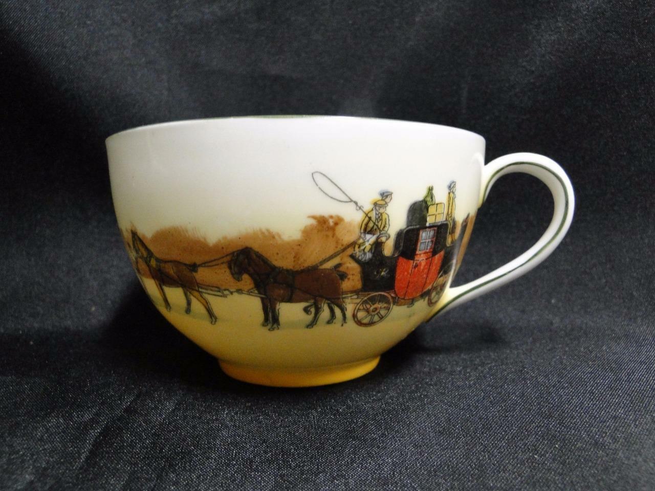 Royal Doulton Coaching Days, Red Coach, Brown Horses: 2 1/4" Cup (s) Only, 19