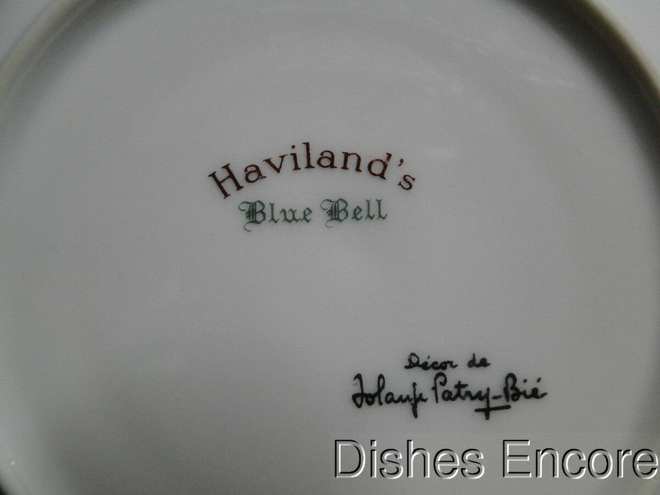 Haviland (Limoges) Blue Bell, Gold Trim: 5 3/4" Saucer (s) Only, No Cup