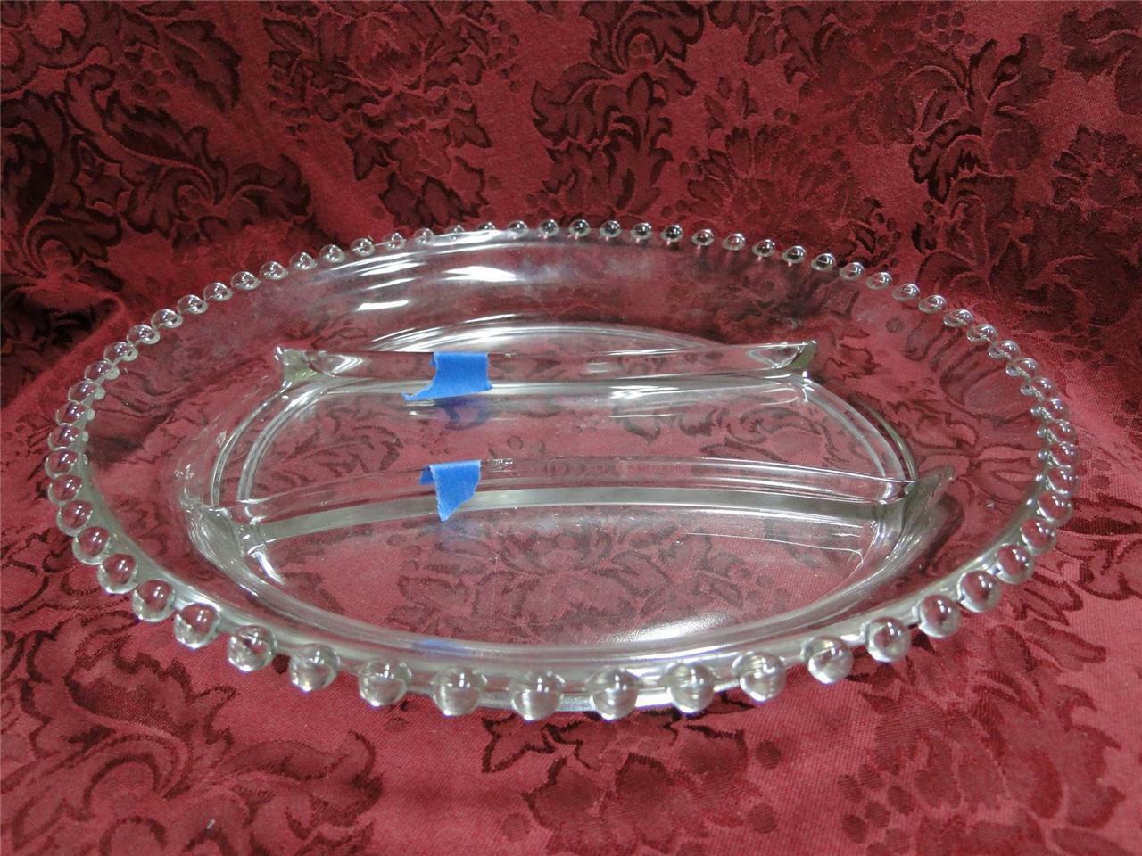 Imperial Candlewick: Round 3-Part Relish Dish, 10 5/8", 400/56, As Is