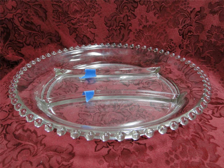 Imperial Candlewick: Round 3-Part Relish Dish, 10 5/8", 400/56, As Is