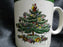 Spode Christmas Tree, Green Trim, England: Mug (s), 3 1/4" Tall, Crazing