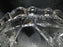 Pressed Glass w/ Large Flowers & Small Stars: Bowl, 5" x 3 1/4", As Is -- MG#151
