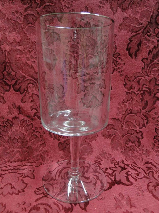 Clear Crystal w/ Platinum Trim: Iced Tea Goblet (s), 7" Tall  -- CR#047