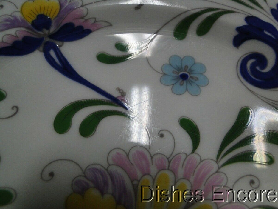 Coalport Pageant, Blue, Lavender, Aqua, & Yellow Floral: Salad Plate (s), 8 1/8"
