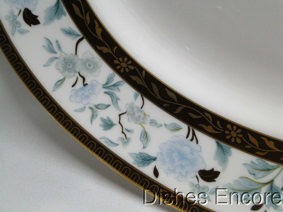 Lenox Palatial Garden, Marchesa, White w/Brown, Blue: Oval Platter, 13 1/4"