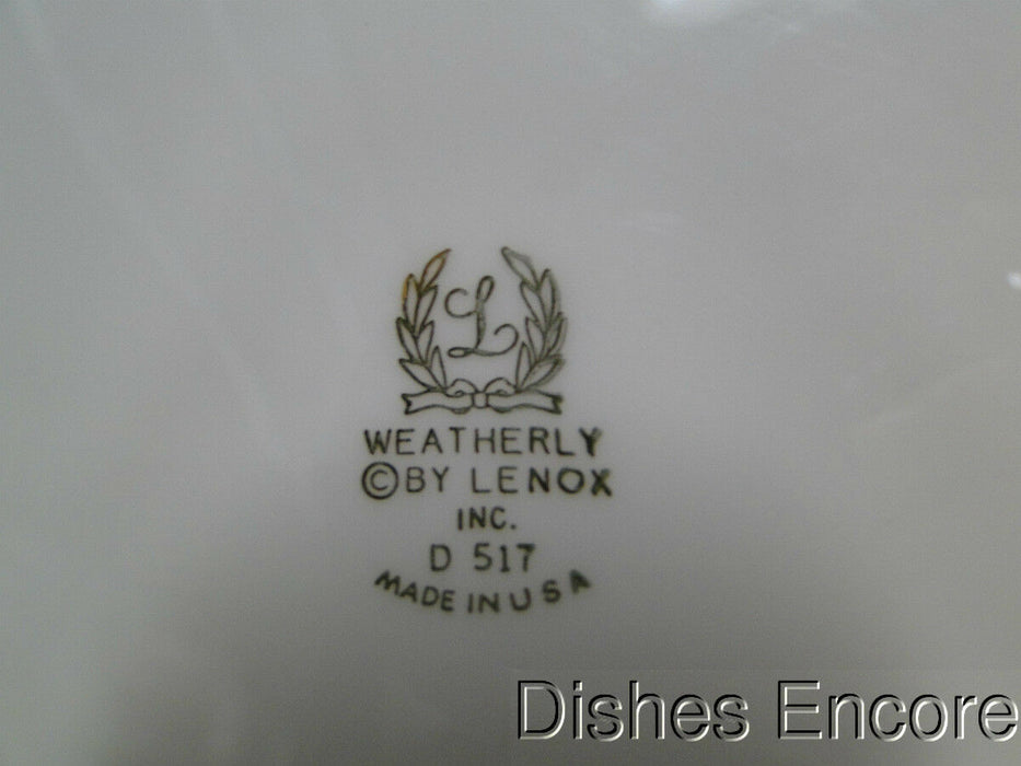 Lenox Weatherly, Ivory Swirled, Platinum: Dinner Plate (s), 10 1/2"