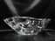 Marquis by Waterford Palma, Clear Scuptured Leaves, No Trim: Oval Bowl, 7" x 6"