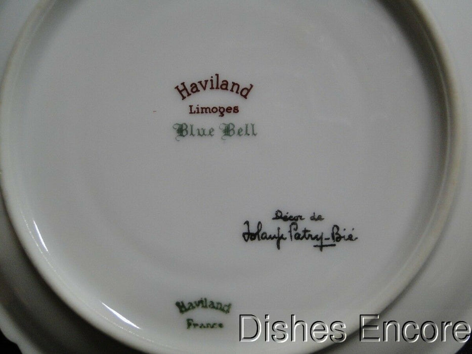 Haviland (Limoges) Blue Bell, Gold Trim: 5 3/4" Saucer (s) Only, No Cup