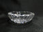 Clear w/ Cut Circles & Diamonds: Round Two Slot Ashtray, 3 1/2" x 1 1/2", MG#171