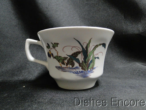Wedgwood Devon Rose, Bird, Butterfly, Flowers: Cup & Saucer Set, 2 5/8", As Is