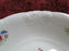Wawel WAV11, Floral Sprays, Embossed: Round Serving Bowl, 9 x 2 1/2" Tall