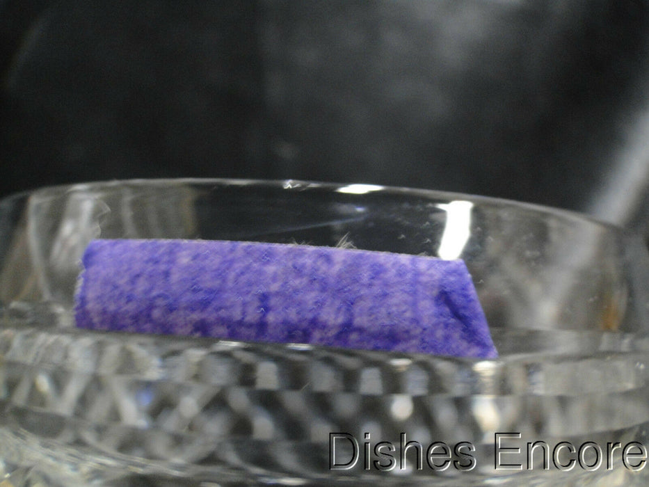 Rock Sharpe 2015-2, X's & Ovals: Water or Wine Goblet, 6 3/8", As Is