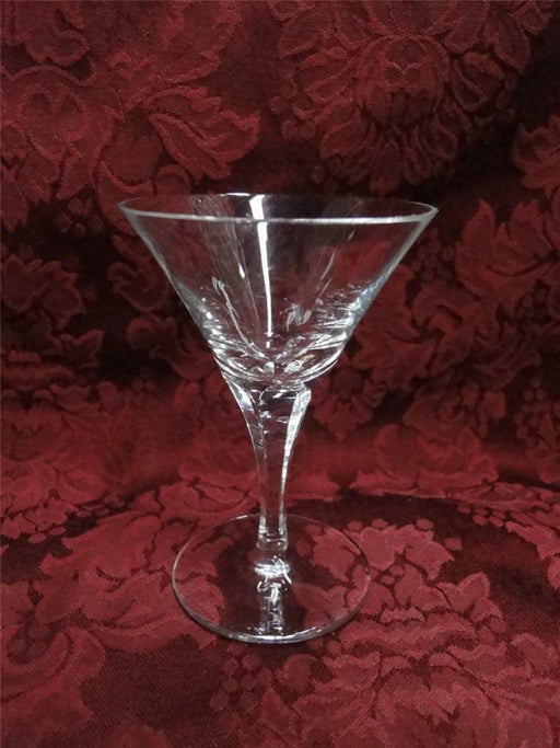 Josair Rena, Faceted Stem, Clear: Liquor Cocktail (s), 4 1/8" Tall