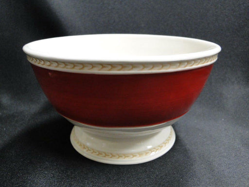 Fitz & Floyd Town and Country, Red Band: Soup / Cereal Bowl (s), 6 1/4"