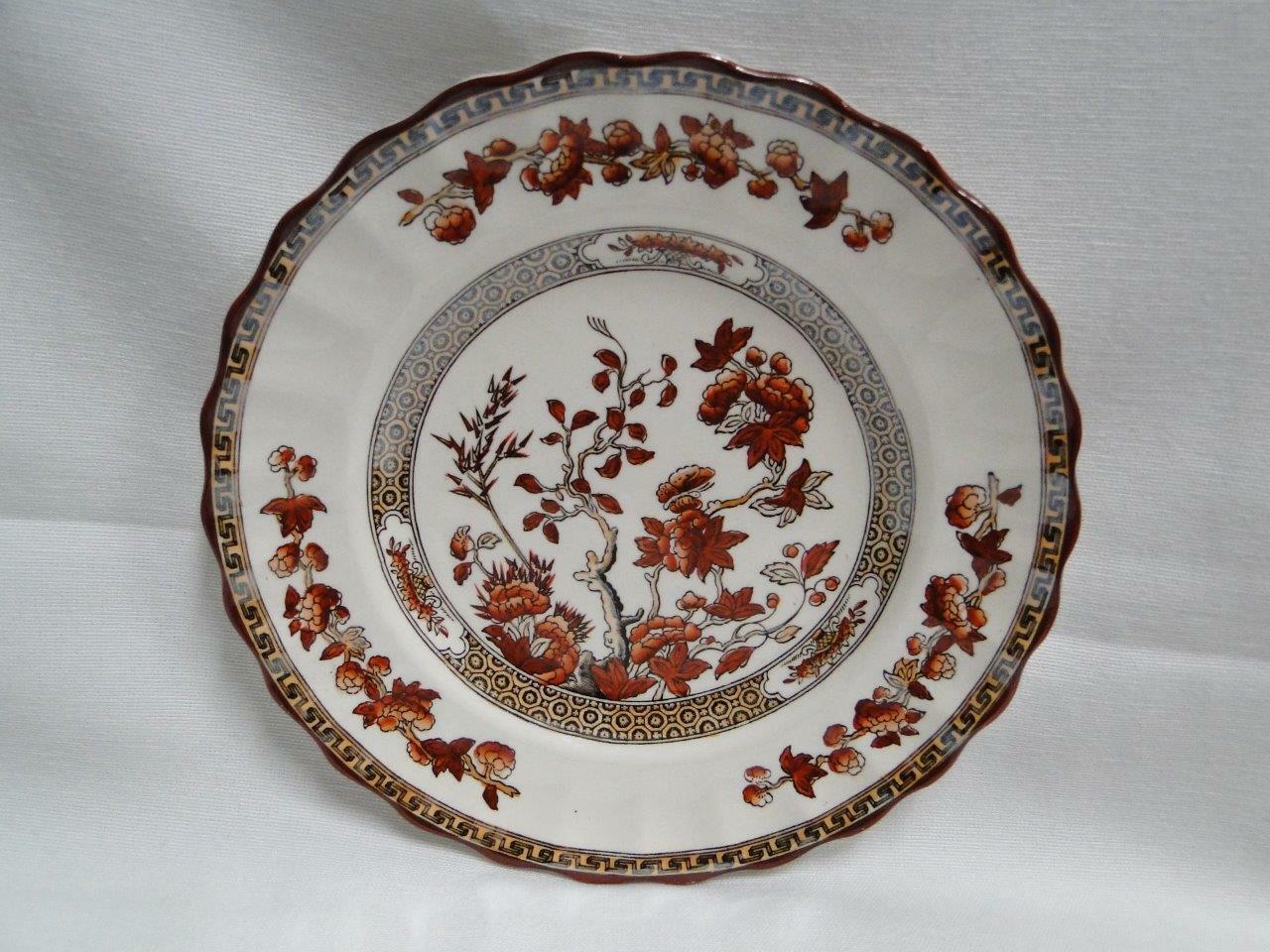 Copeland Spode India Tree Orange Rust: Bread Plate (s), 6 1/2"