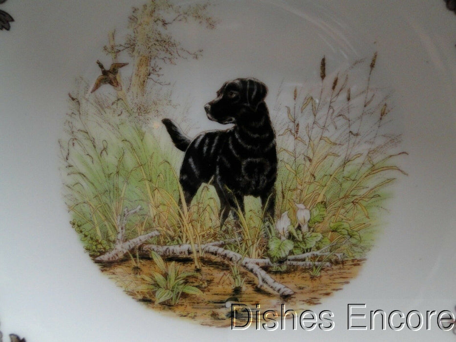 Spode Woodland Black Labrador Hunting Dog: NEW Ascot Cereal / Soup Bowl 8", Box
