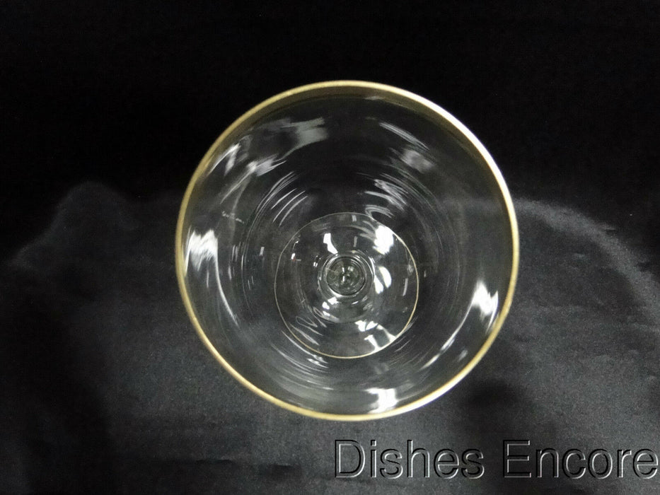 Double Gold Trim Gold Trim: Water or Wine Goblet, 7 7/8" Tall -- CR#093