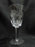 Waterford Crystal Ashling Cut Fans & Panels Water or Wine Goblet 7" Tall, Flaw