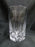 Tudor Clear w/ Cut Thumbprints & Xs: Flat Tumbler (s), 5 1/4" Tall, 12 oz