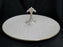 Lenox Chateau Collection, Ivory, Gold Trim: Center Handled Serving Tray, 12 3/4"