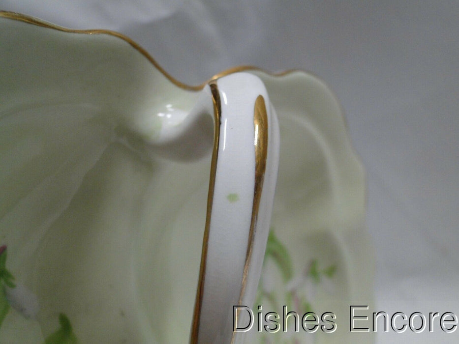 Royal Albert Laurentian Snowdrop, Pale Green, White Flowers: Two Part Relish, 7"