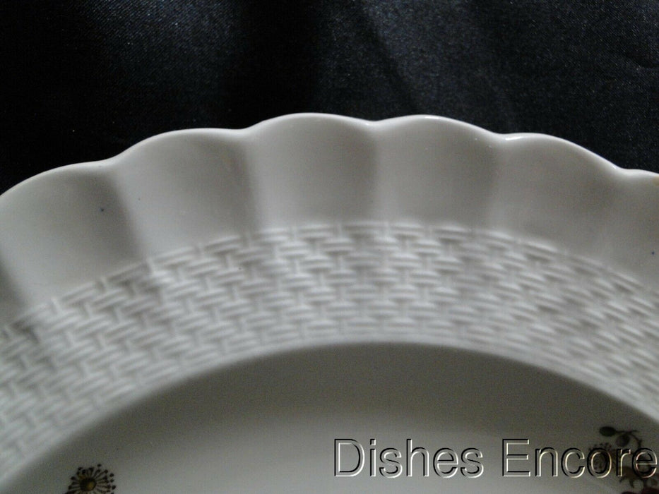 Spode Wicker Lane, Basket Weave, Florals: Dinner Plate, 10 1/2"