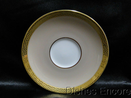Royal Worcester Athena, Gold Greek Key: 5 1/2" Saucer Only, No Cup