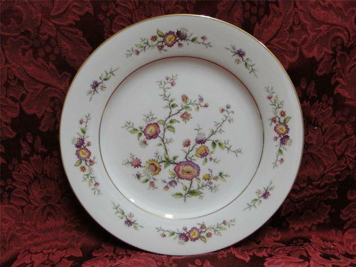 Noritake Asian Song, 7151, Oriental Floral, Gold Trim: Salad Plate (s), 8 1/4"