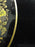 Clear w/ Gold & Multicolored Florals: Luncheon Plate (s), 8" -- CR#092