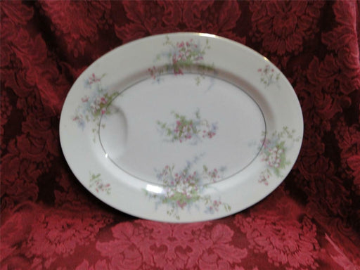 Haviland (New York) Apple Blossom: Oval Serving Platter, 11 1/2", As Is