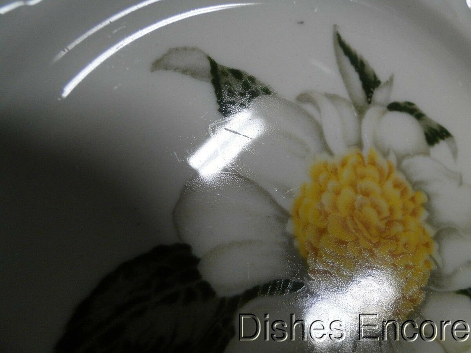 Haviland (New York) Camellia, White Flower w/ Yellow: Bread Plate (s), 6 1/2"