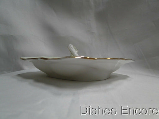 Royal Albert Laurentian Snowdrop, Pale Green, White Flowers: Two Part Relish, 7"