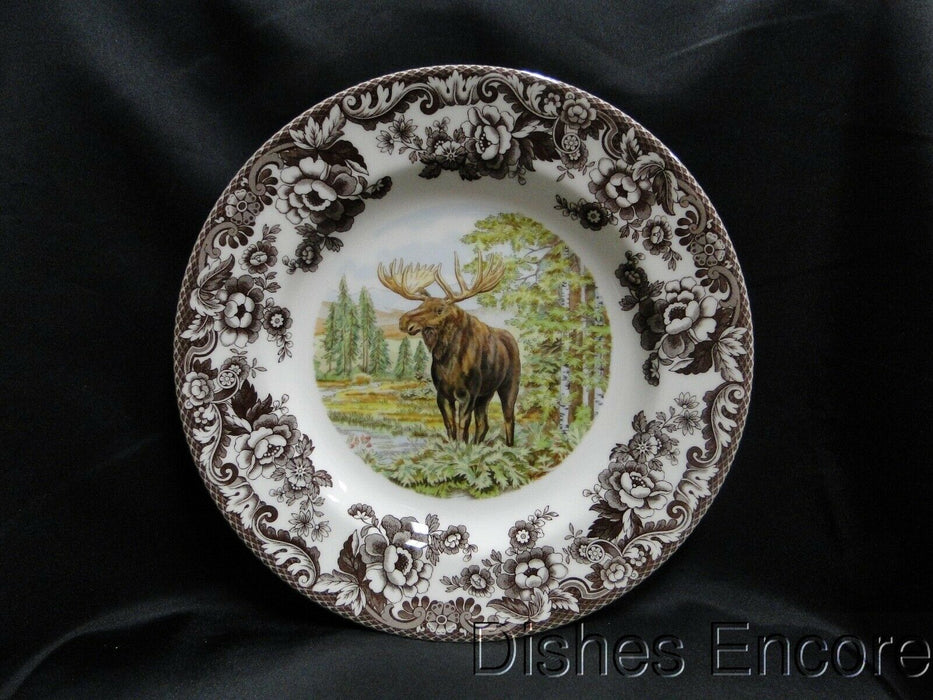 Spode Woodland Majestic Moose, England: NEW Dinner Plate (s), 10 1/2", Box