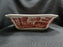 Spode Italian, Cranberry / Red Scene: NEW Square Serving Bowl, 9 1/2", Box