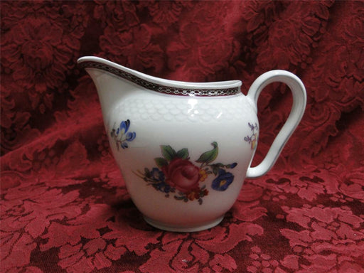 Thomas China 7144, Burgundy & Platinum Band: Creamer / Cream Pitcher