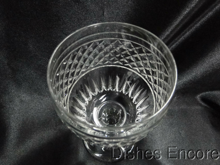 Rock Sharpe 2015-2, X's & Ovals: Water or Wine Goblet, 6 3/8", As Is