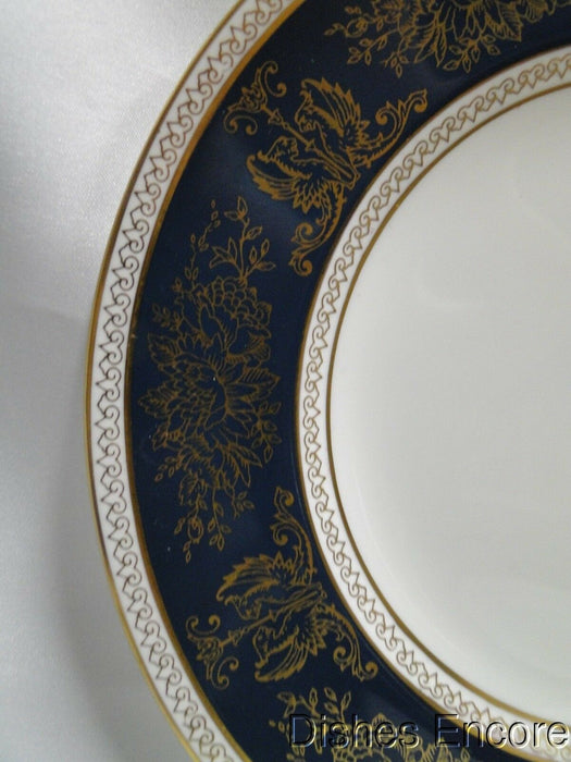 Wedgwood Columbia Blue & Gold, Dragons, Flowers: Salad Plate (s), 8 1/8"