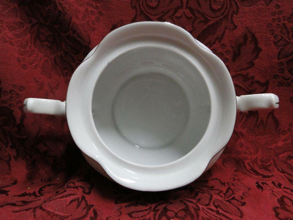 Wawel Anastasia, Floral Sprays, Embossed Scrolls: Sugar Bowl & Lid, 4 3/4"