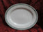 Tressemanes & Vogt TRV3, Green Geometric Rim, Gold: Oval Serving Platter 11 1/4"
