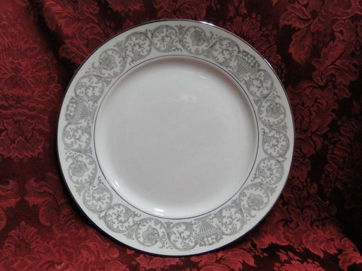 Rosenthal Leonardo, Grey Scrolls & Urns: Dinner Plate, 10 1/2", Light Trim Wear
