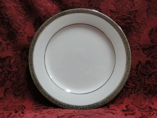 Noritake Essex Platinum, Encrusted Floral Band: UNUSED Salad Plate (s), 8 1/4"