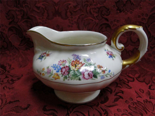 Krautheim/Franconia Lakme, Floral, Scallop, Ivory: Cream Pitcher