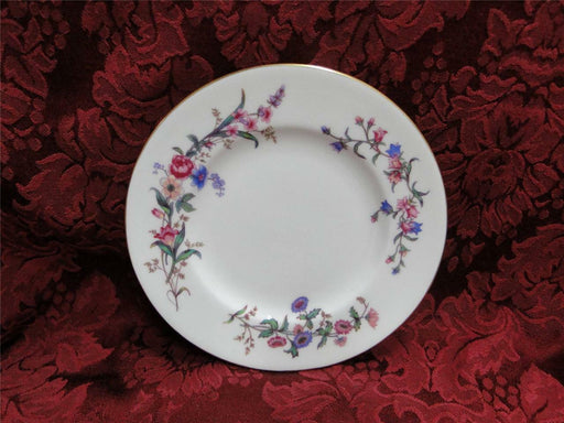 Wedgwood Devon Sprays, Pink & Blue Flowers: Bread Plate (s), 6"