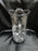 Toscany (Romania) Clear w/ Gray Cut Sailboat, Original Sticker: Pitcher, 10"