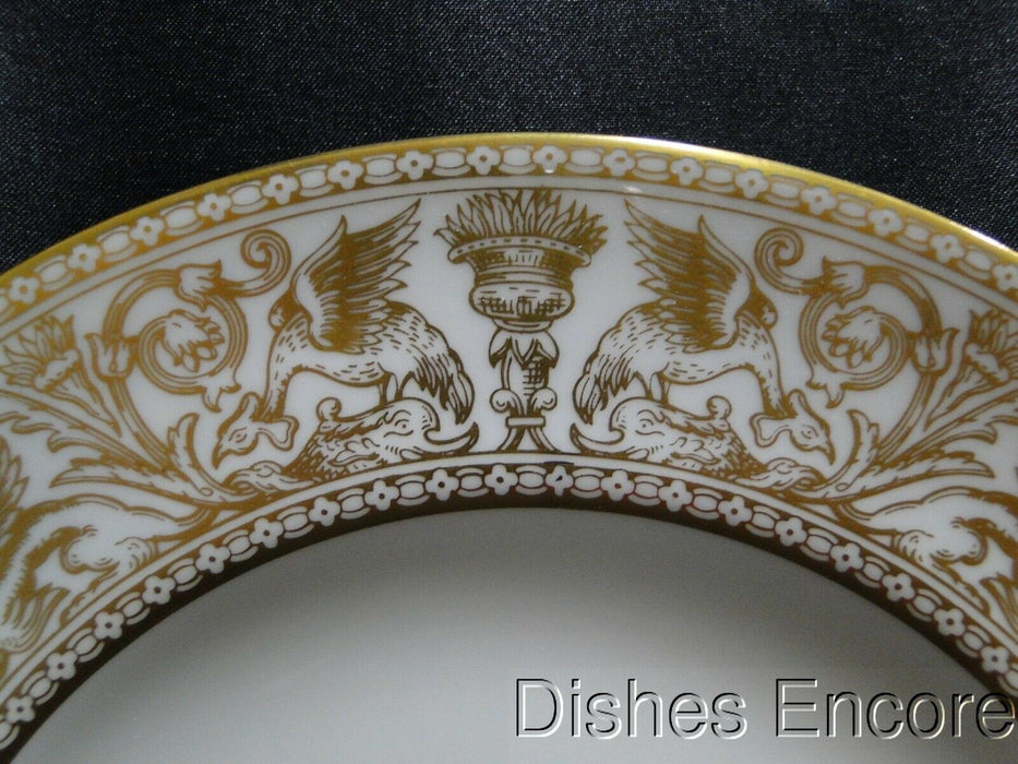 Wedgwood Gold Florentine, Dragons on White: Salad Plate (s), 8"