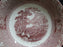 Royal Staffordshire Jenny Lind Pink, Scene: Coupe Soup Bowl, 7 3/4", As Is